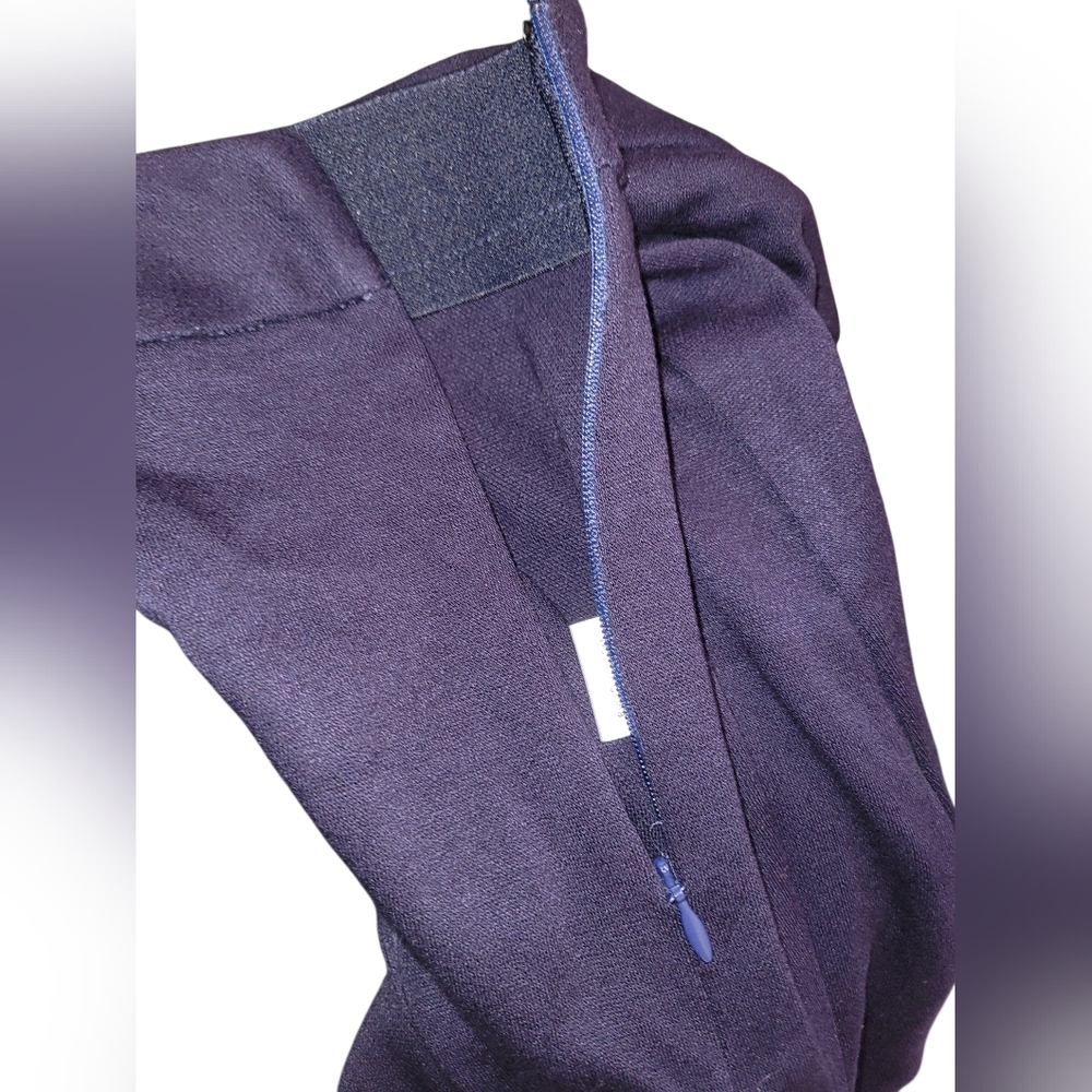 Tuckernuck X Atlantic Pacific Pants XXXL Penny Kick Flare Navy Blue High Rise - Picture 8 of 8